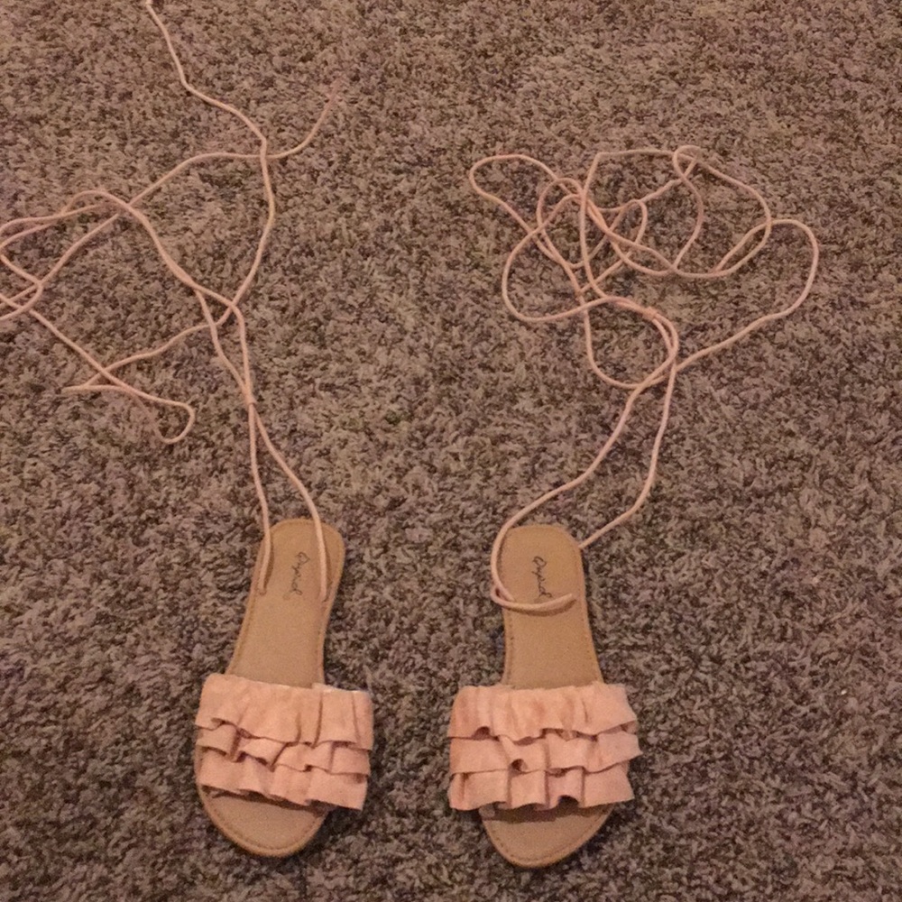 Flat Sandals High Boots Sandals